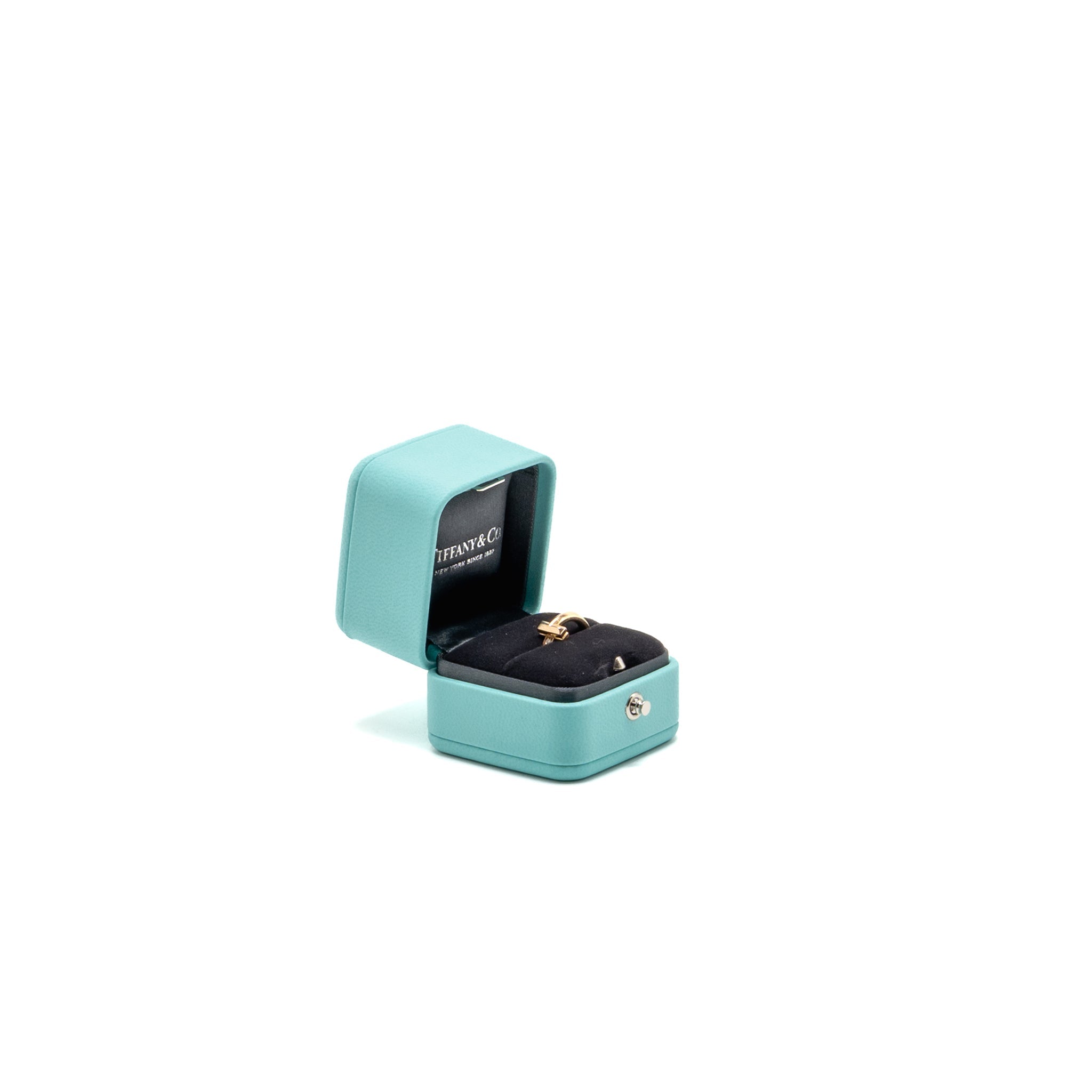 TIFFANY TIFFANY T T1 RING 18K ROSE GOLD WITH DIAMONDS