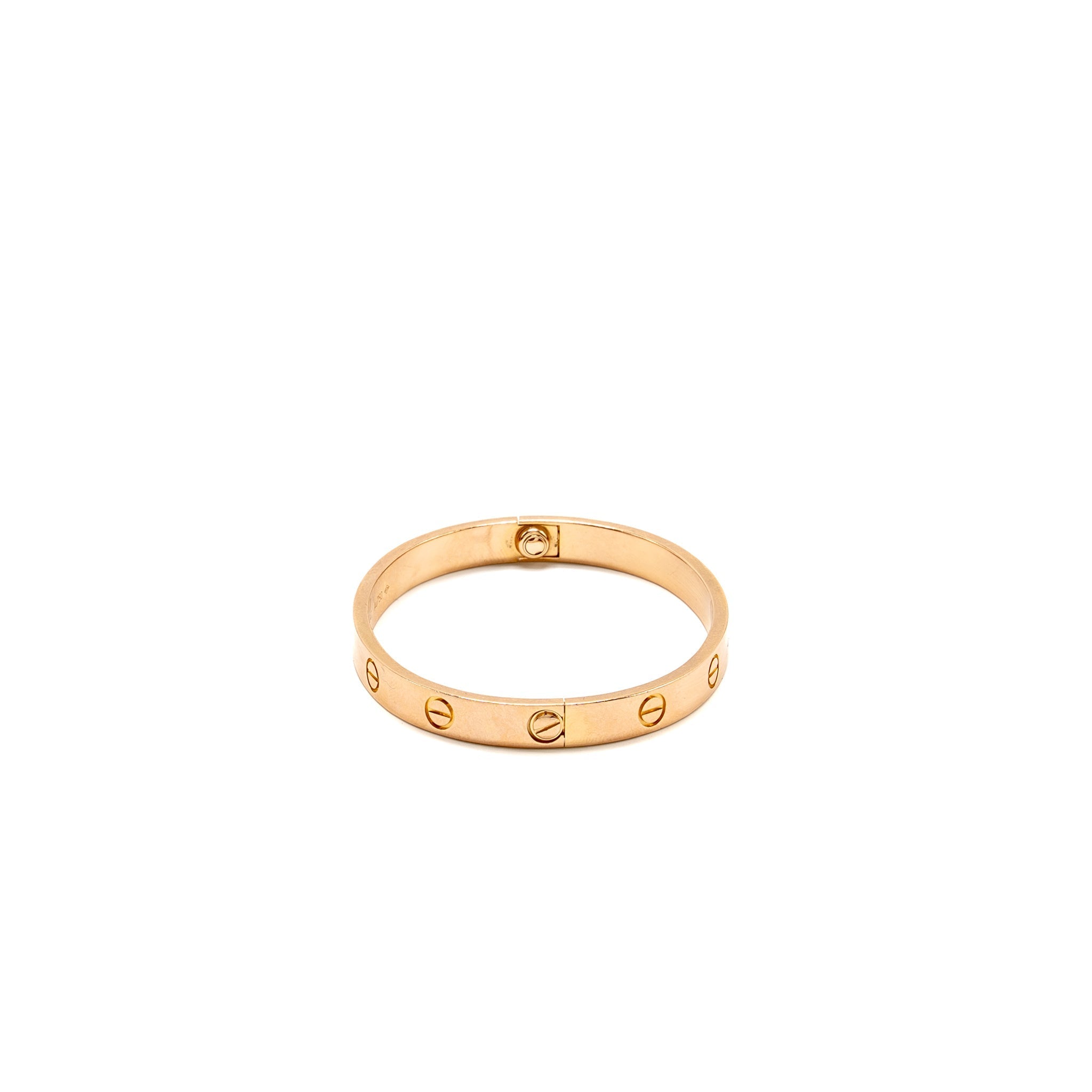 CARTIER LOVE BRACELET ROSE GOLD