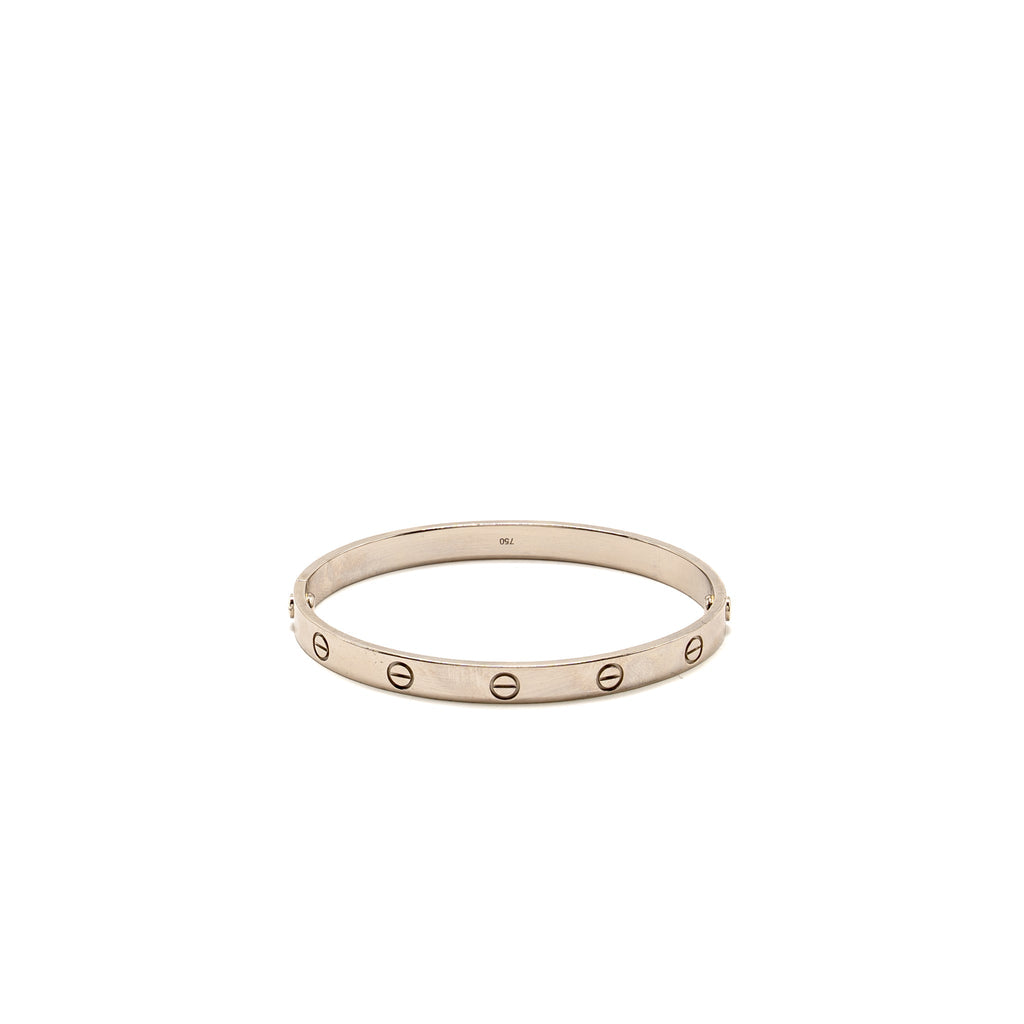 CARTIER LOVE BRACELET WHITE GOLD