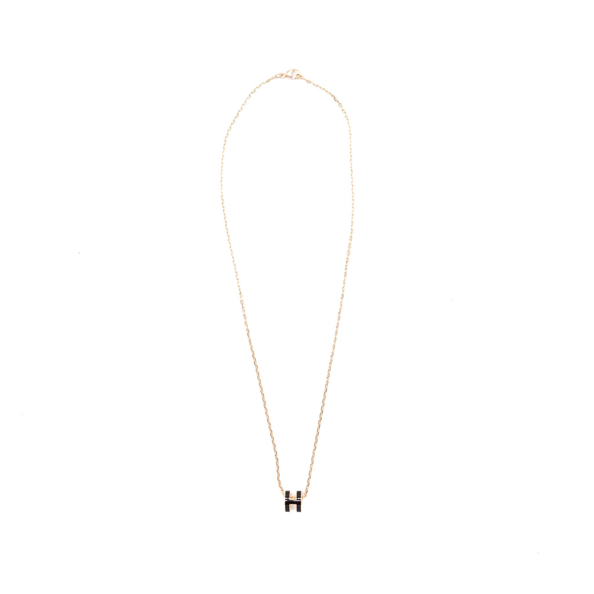 HERMES MINI POP H PENDANT BLACK RGHW