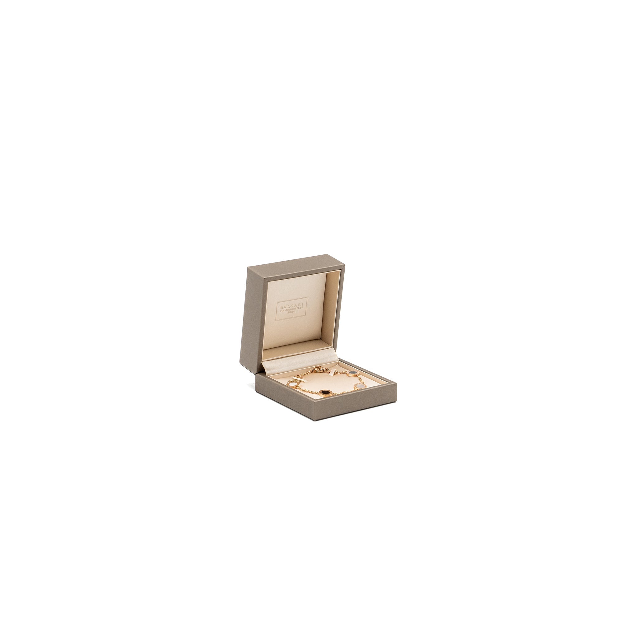 BVLGARI BRACELET MOTHER OF PEARL/ONYX ROSE GOLD