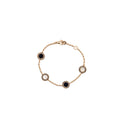 BVLGARI BRACELET MOTHER OF PEARL/ONYX ROSE GOLD