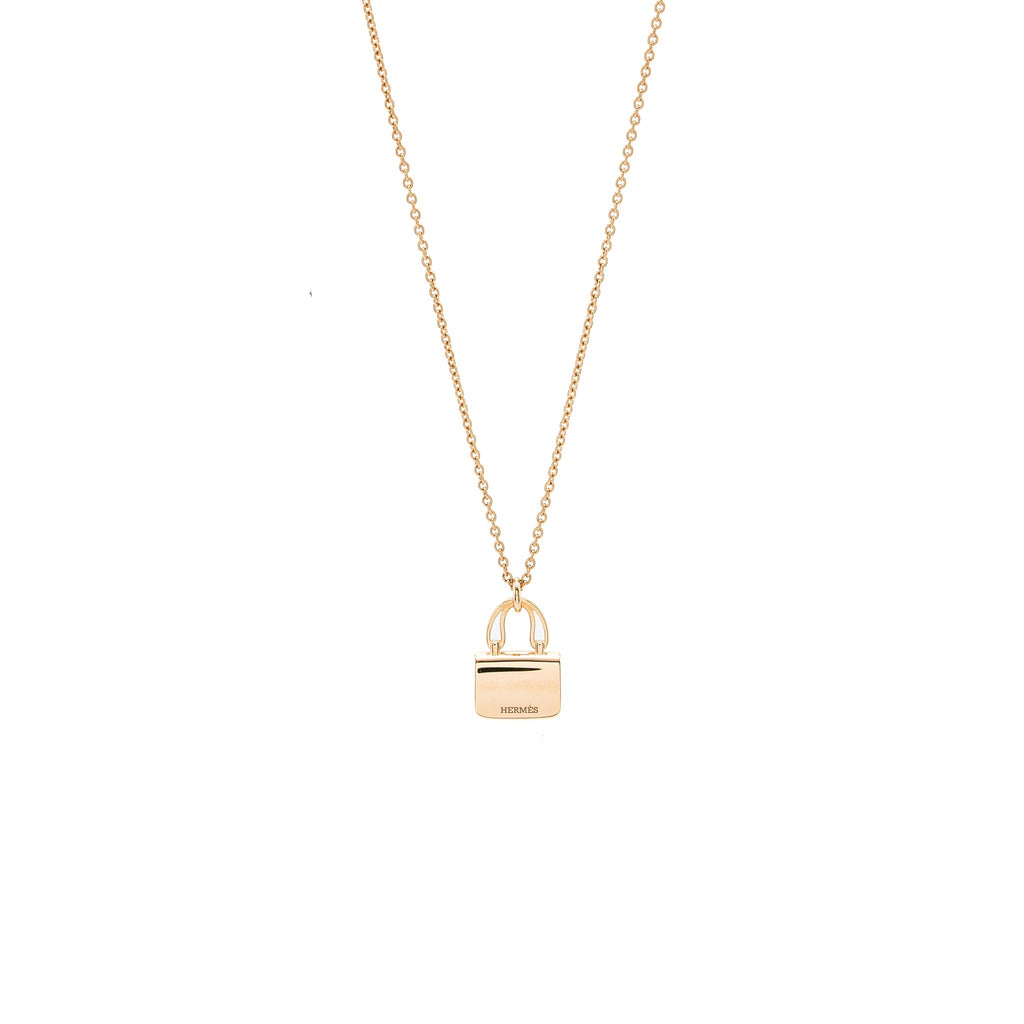 HERMES AMULETTE CONSTANCE PENDANT ROSE GOLD / DIAMONDS