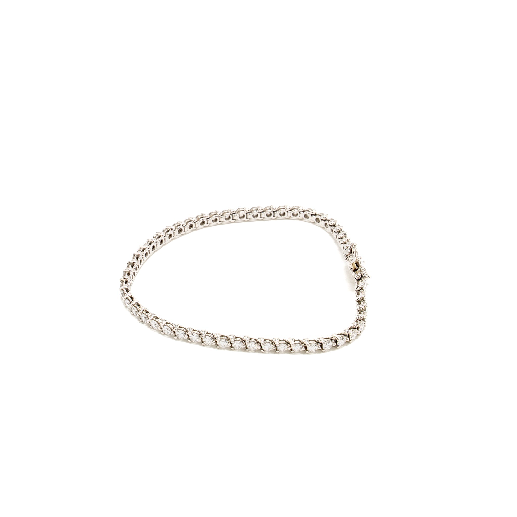 TIFFANY TENNIS BRACELET PLATINUM DIAMONDS