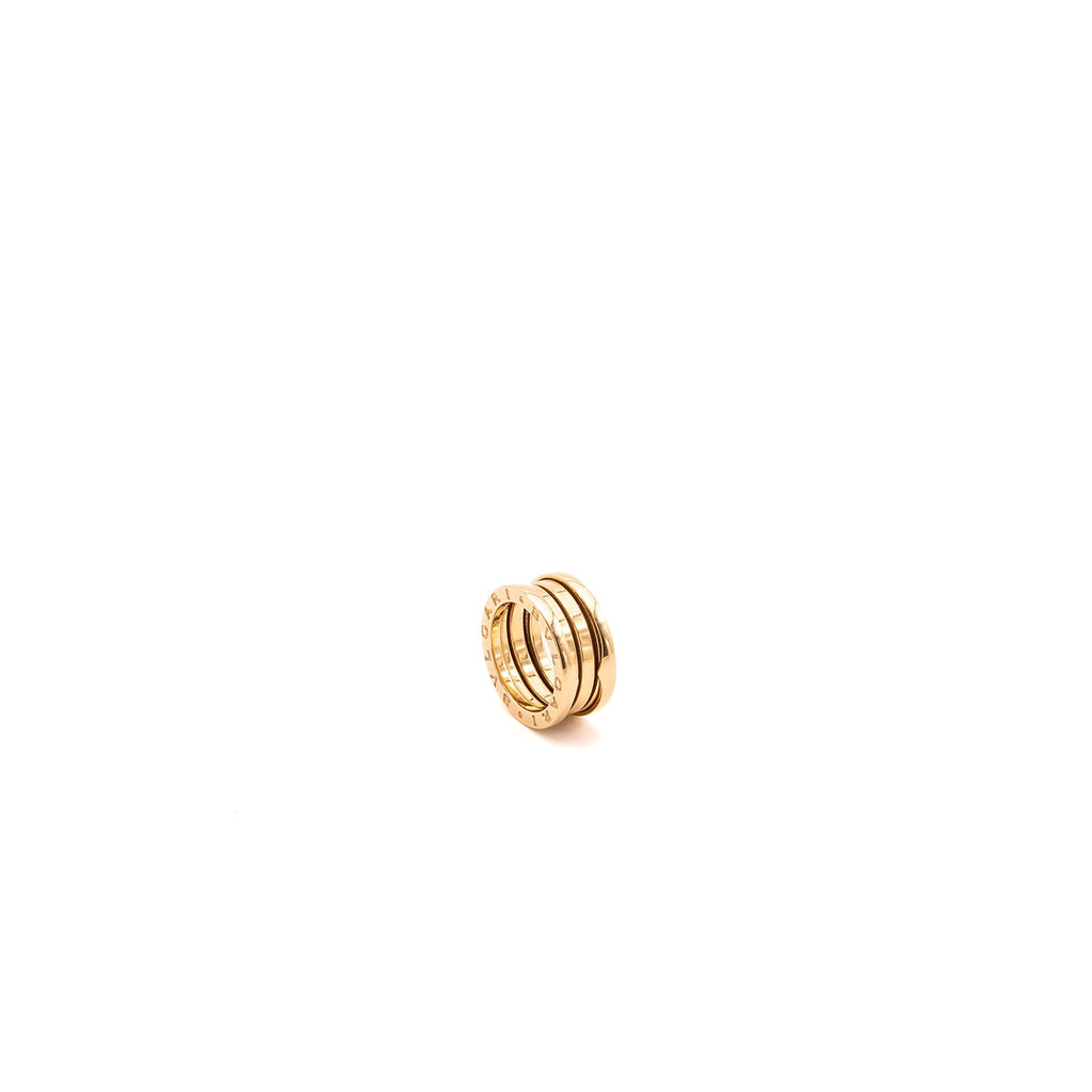 BVLGARI B ZERO RING THREE BAND 18K ROSE GOLD