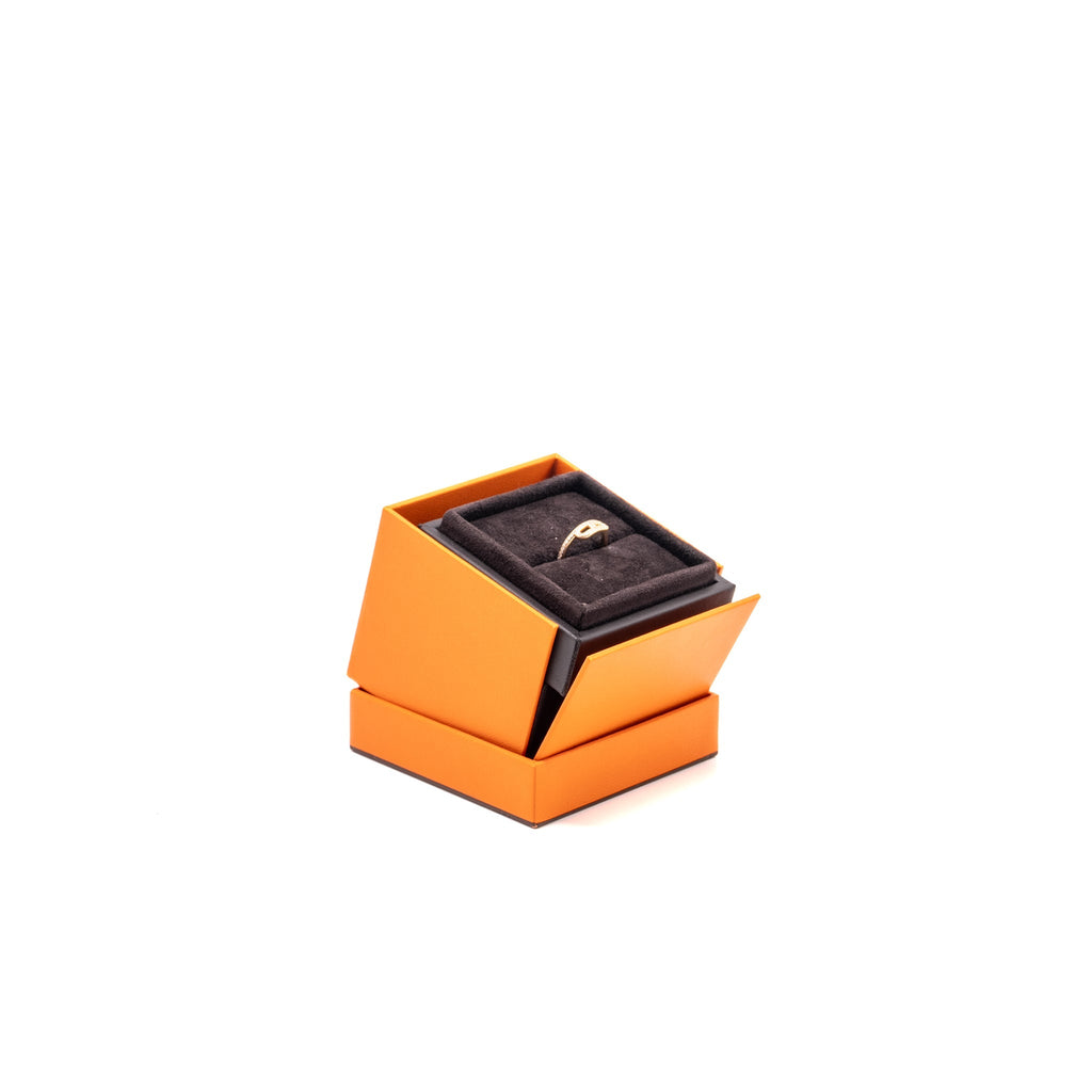 HERMES D’ANCRE RING ROSE GOLD, DIAMONDS