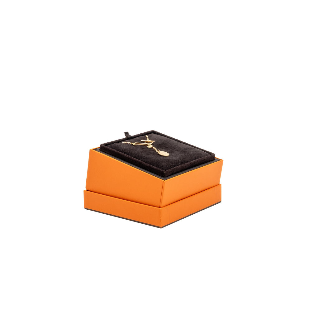 HERMES EX-LIBRIS PENDANT ROSE GOLD