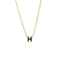 HERMES MINI POP H PENDANT BLACK GHW