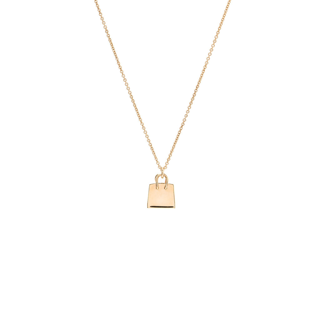 HERMES AMULETTES BIRKIN PENDANT ROSE GOLD DIAMONDS