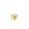 BVLGARI SERPENTI RING ROSE GOLD, DIAMOND / MALACHITE
