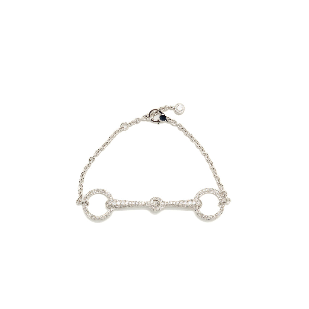 HERMES FILET D’OR BRACELET WHITE GOLD DIAMONDS