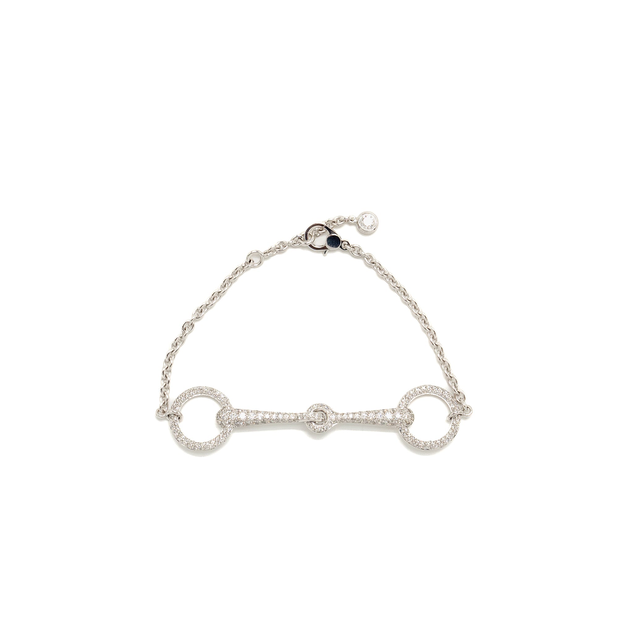 HERMES FILET D’OR BRACELET WHITE GOLD DIAMONDS