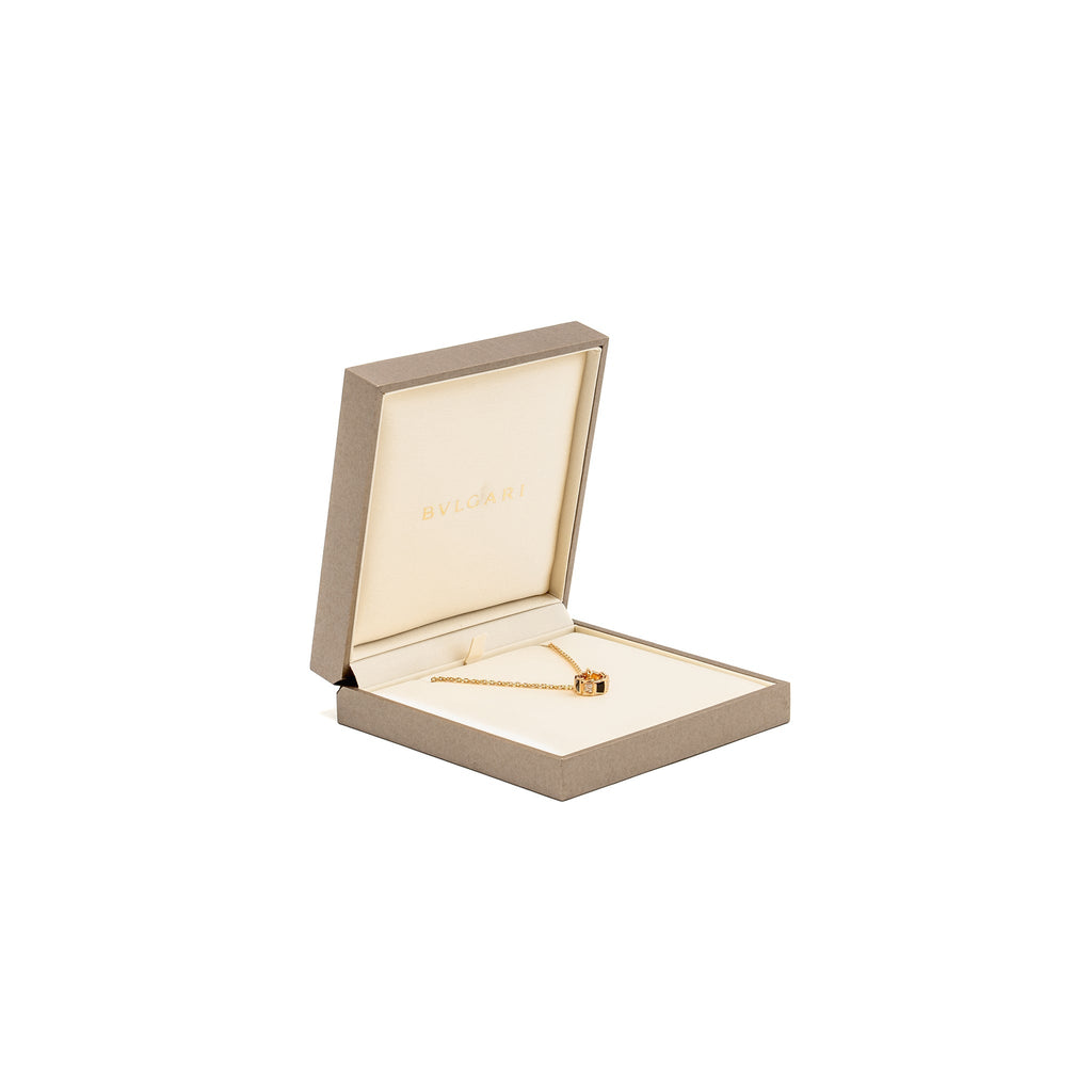 BVLGARI SERPENTI VIPER NECKLACE ROSE GOLD/ONYX/DIAMONDS