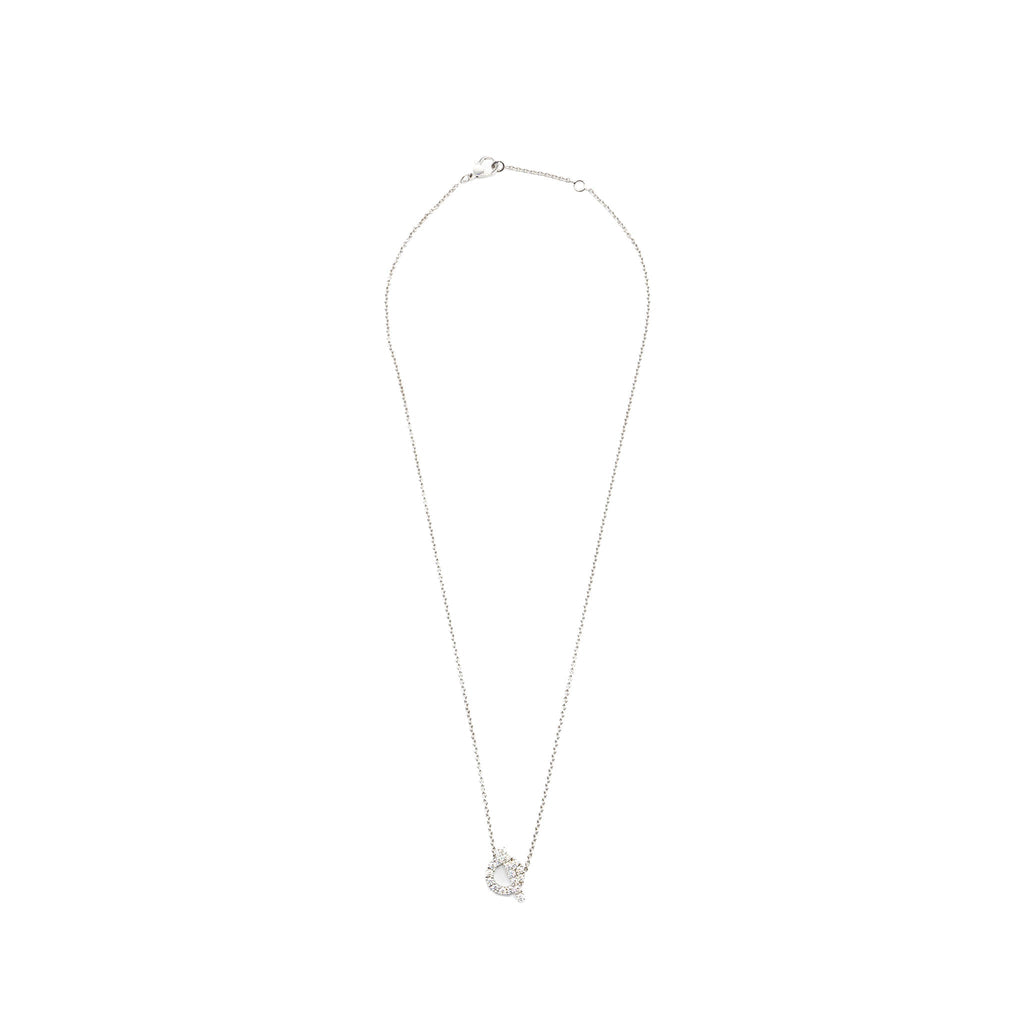 HERMES FINESSE NECKLACE WHITE GOLD DIAMONDS