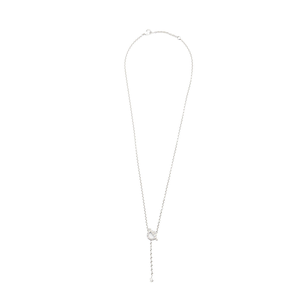 HERMES FINESSE NECKLACE WHITE GOLD WITH DIAMONDS