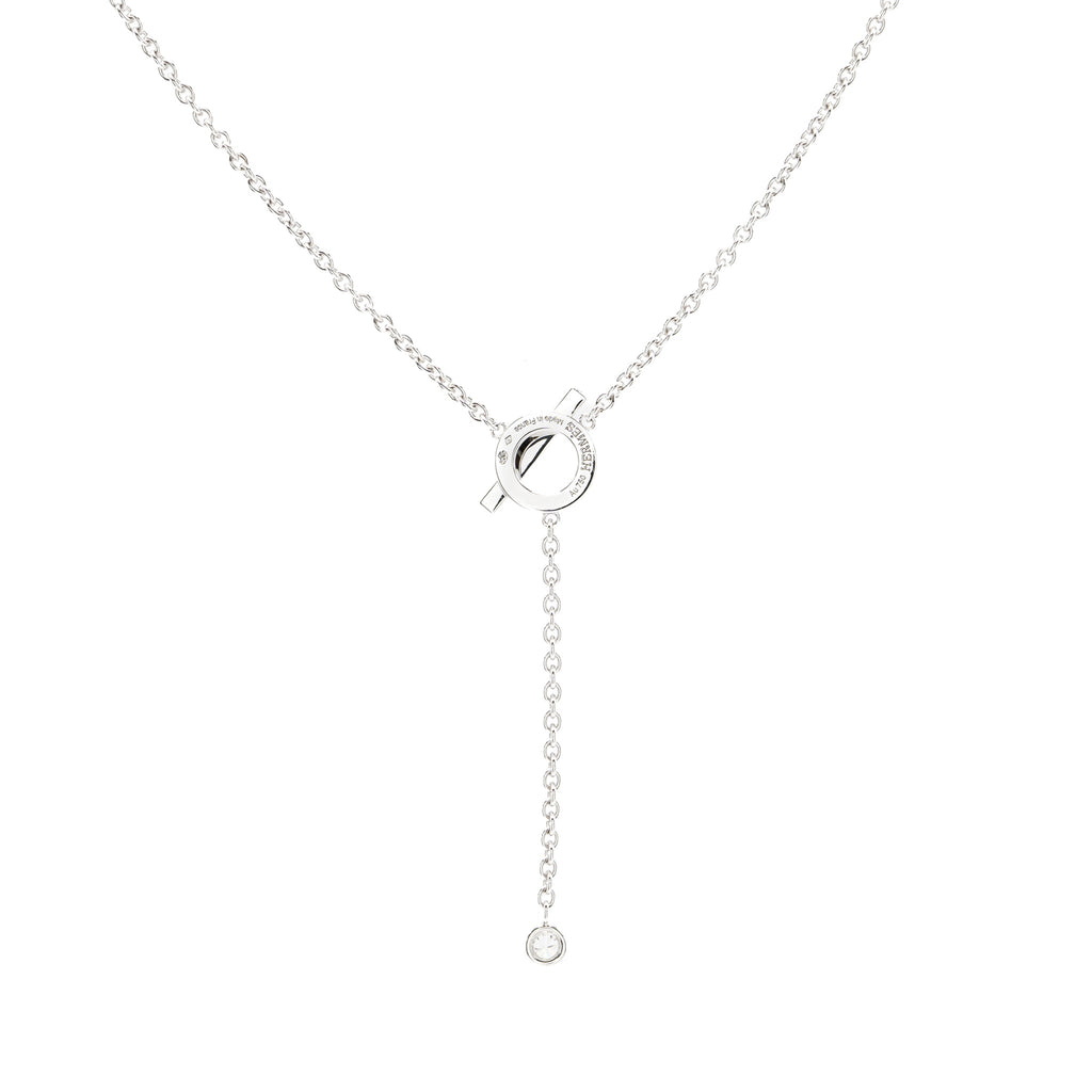 HERMES FINESSE NECKLACE WHITE GOLD WITH DIAMONDS