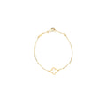 VAN CLEEF & ARPELS SWEET ALHAMBRA BRACELET MOTHER OF PEARL YELLOW GOLD