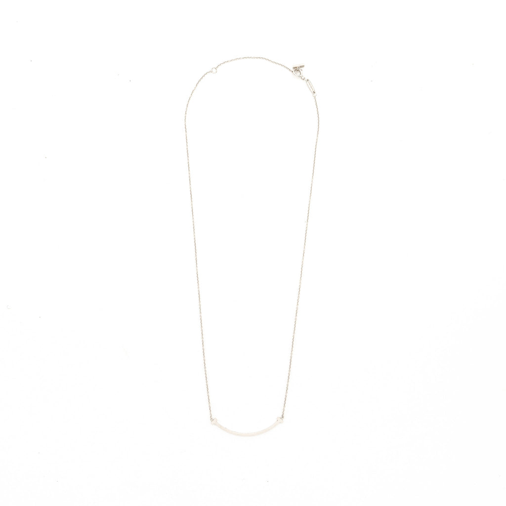 TIFFANY SMILE PENDANT SMALL VERSION WHITE GOLD