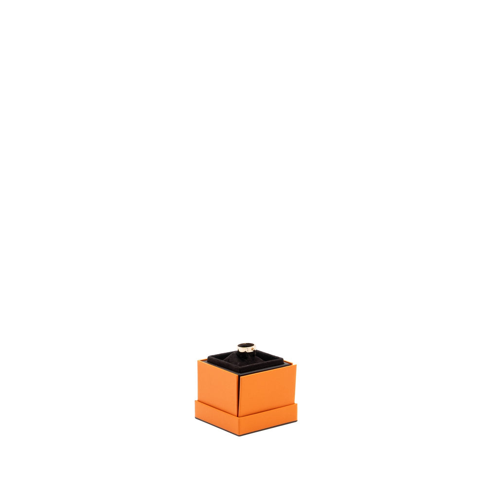 HERMES KELLY RING ROSE GOLD WITH 4 DIAMONDS