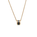 BVLGARI B ZERO NECKLACE ROSE GOLD WITH CERAMIC