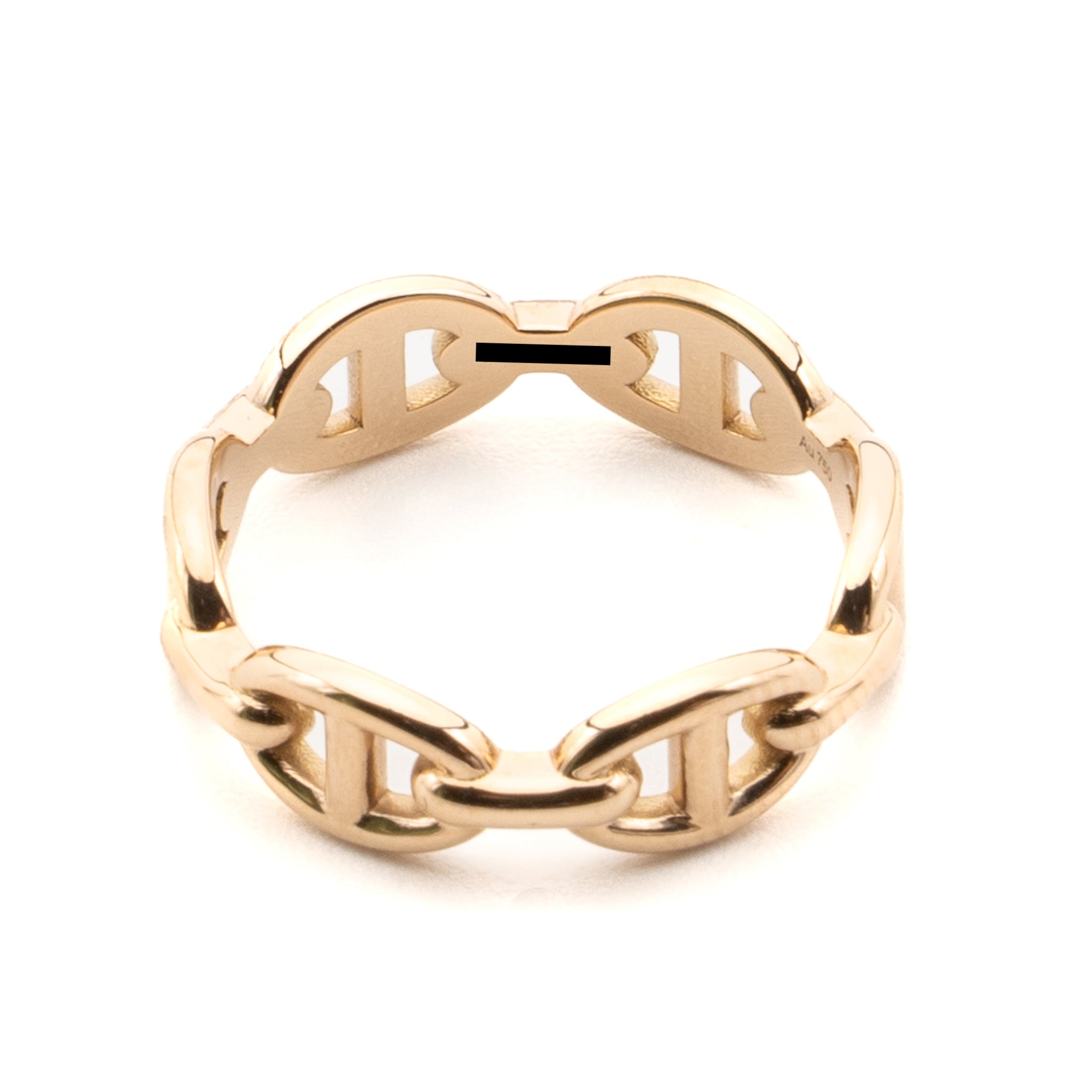 HERMES CHAINE D’ANCRE ENCHAINEE RING, SMAL MODEL ROSE GOLD
