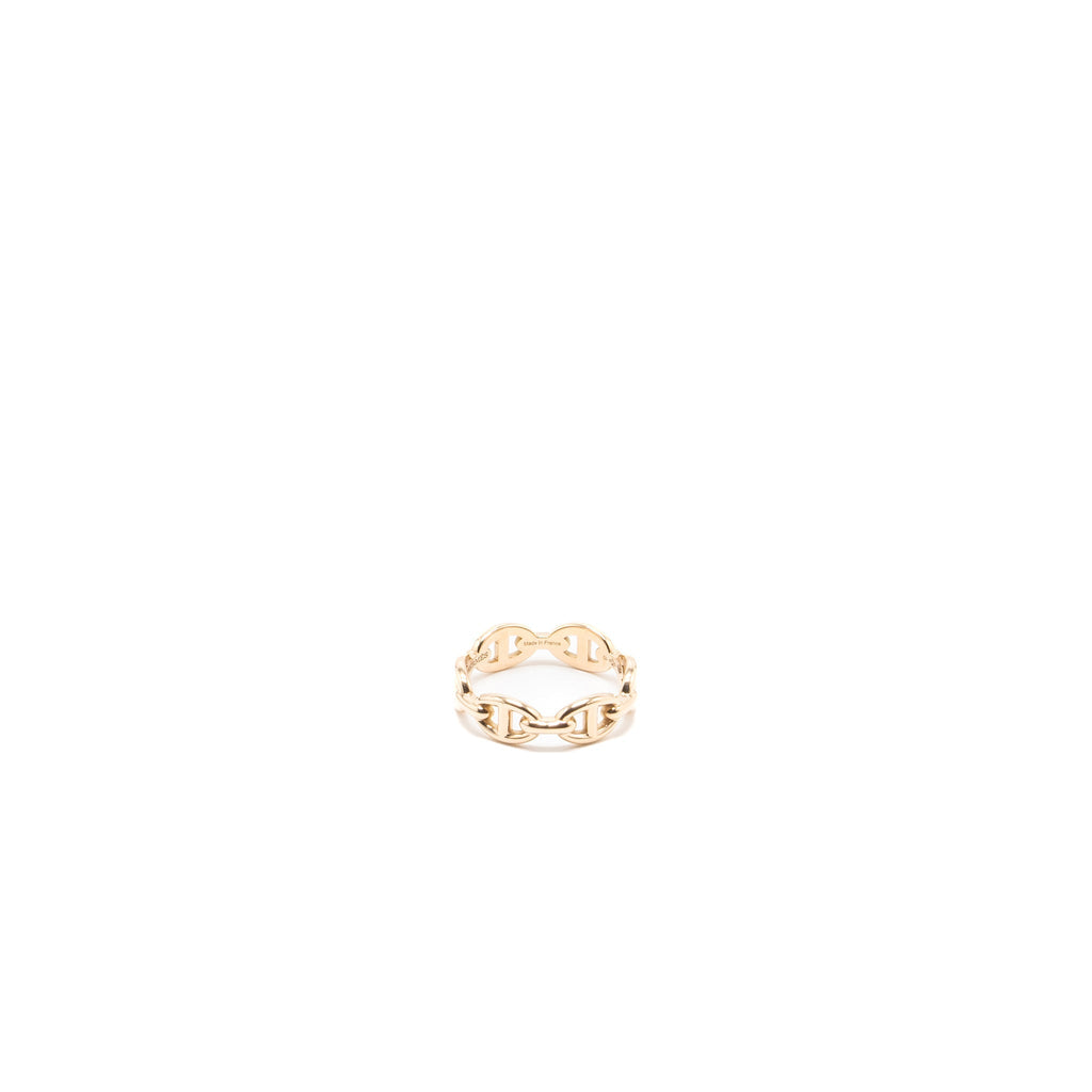 HERMES CHAINE D’ANCRE ENCHAINEE RING, SMAL MODEL ROSE GOLD