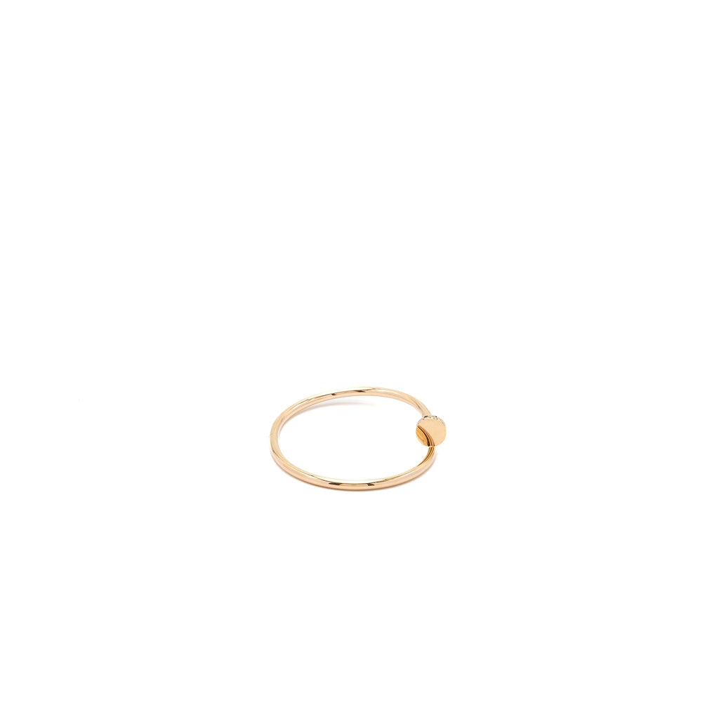 CARTIER JUSTE EN CLOU BRACELET YELLOW GOLD DIAMONDS