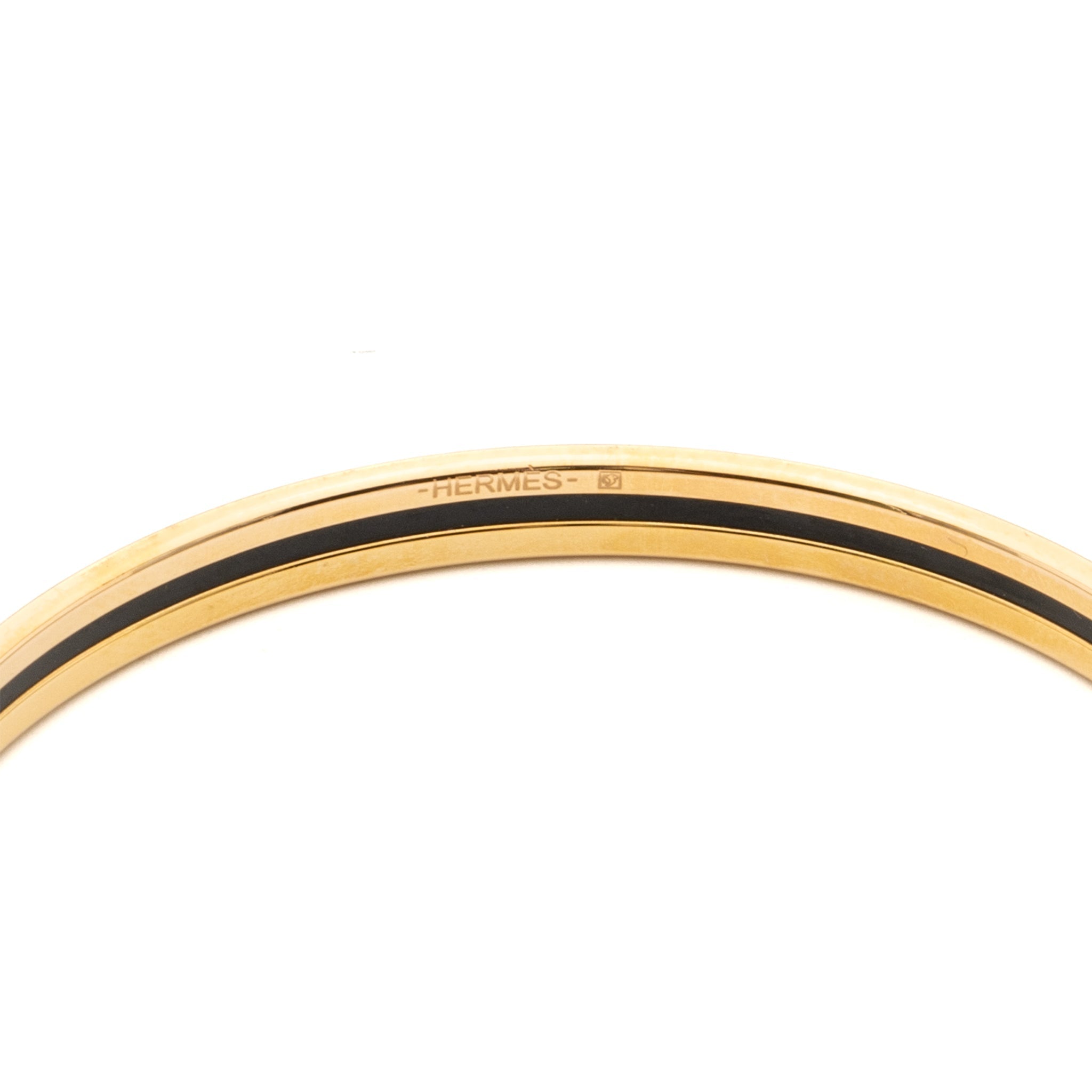 HERMES UNI BANGLE VERT FIZZ RGHW