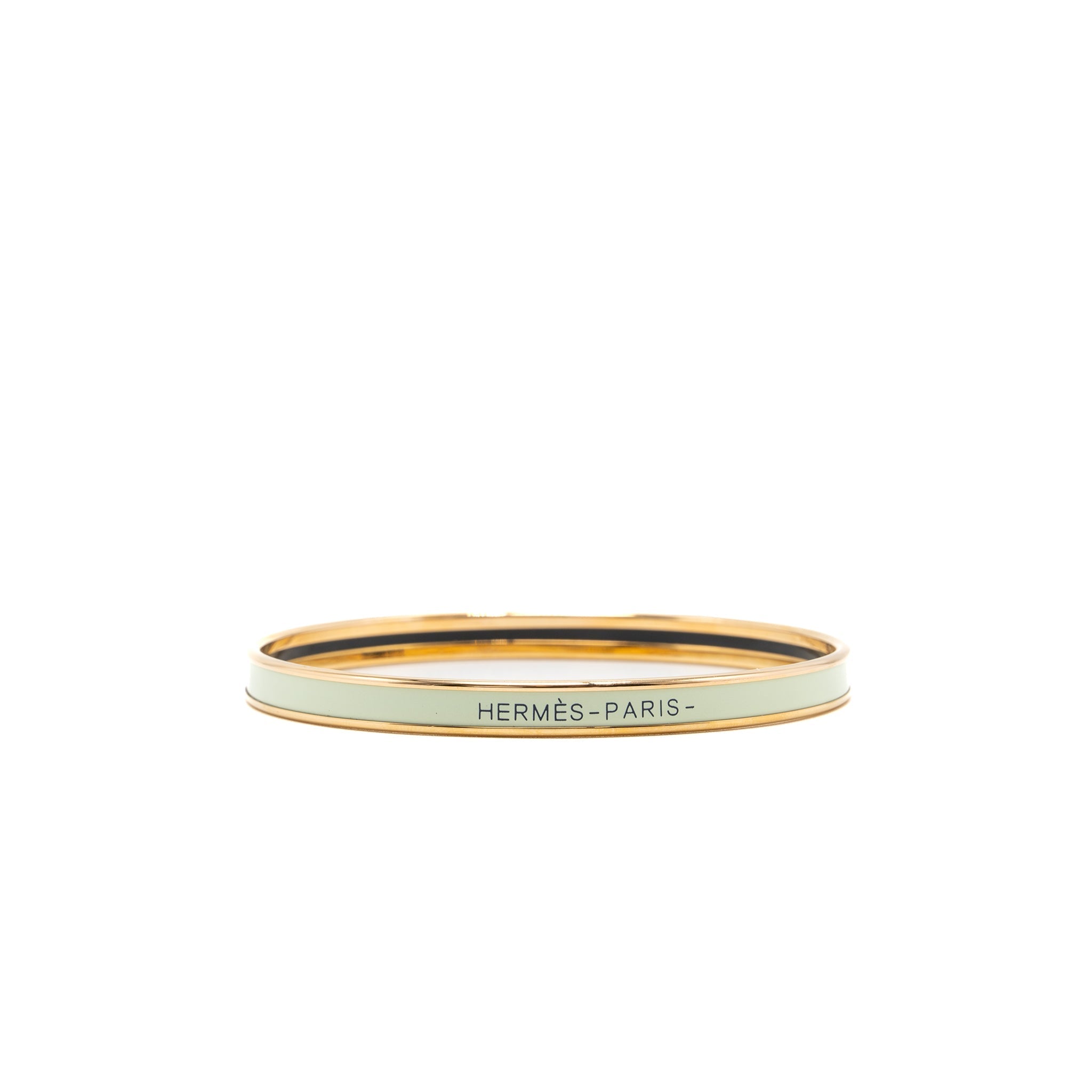 HERMES UNI BANGLE VERT FIZZ RGHW