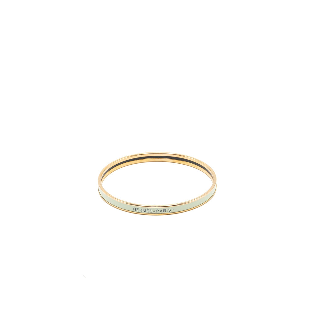 HERMES UNI BANGLE VERT FIZZ RGHW