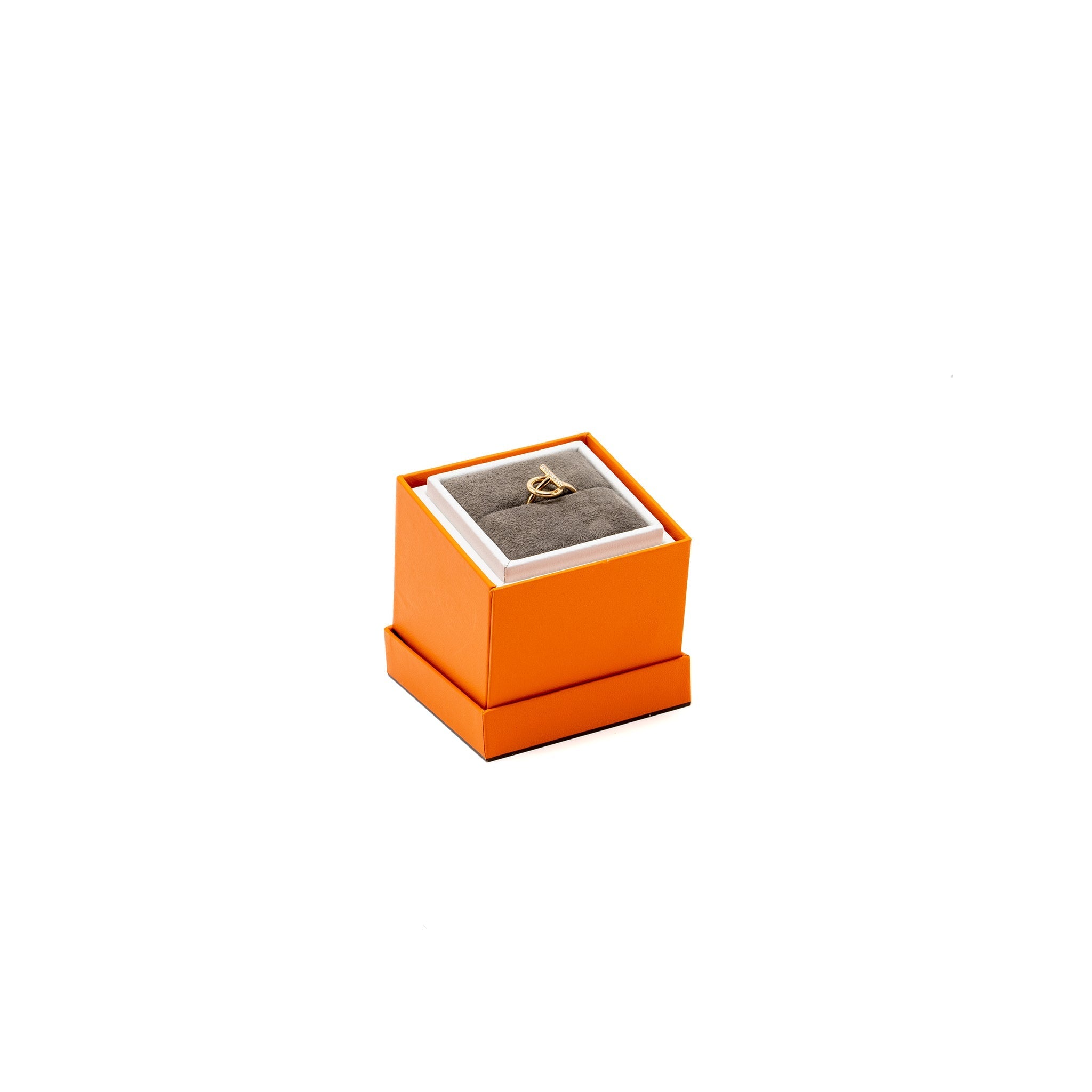 HERMES ECHAPPEE HERMES RING ROSE GOLD DIAMONDS