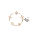VAN CLEEF & ARPELS VINTAGE ALHAMBRA 5-MOTIF BRACELET ROSE GOLD