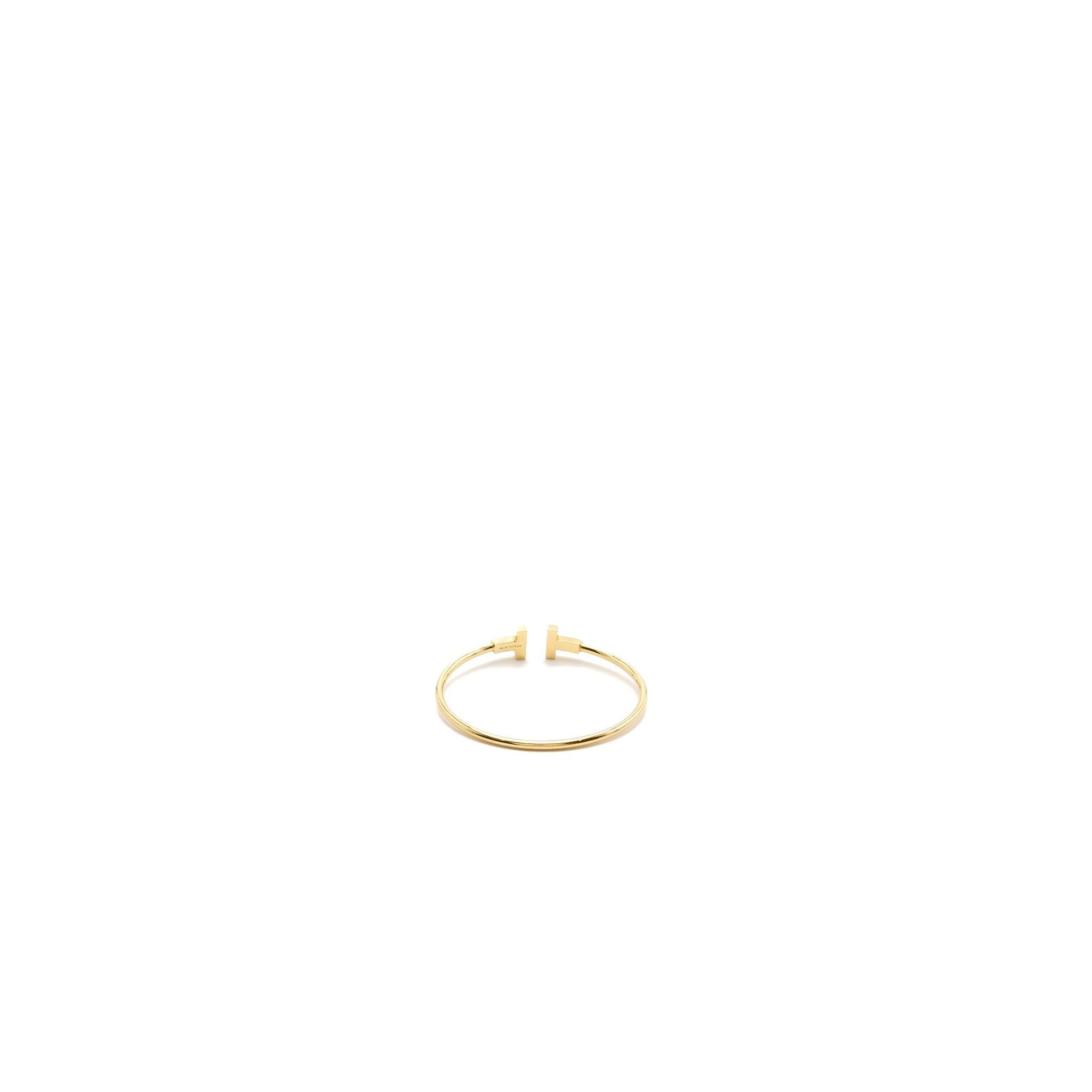 TIFFANY T WIRE BRACELET 18K GOLD