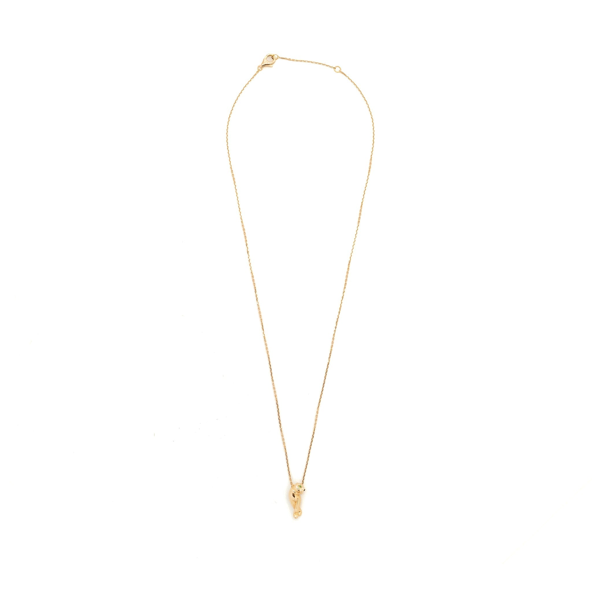 CARTIER PANTHERE NECKLACE ROSE GOLD SMALL MODEL