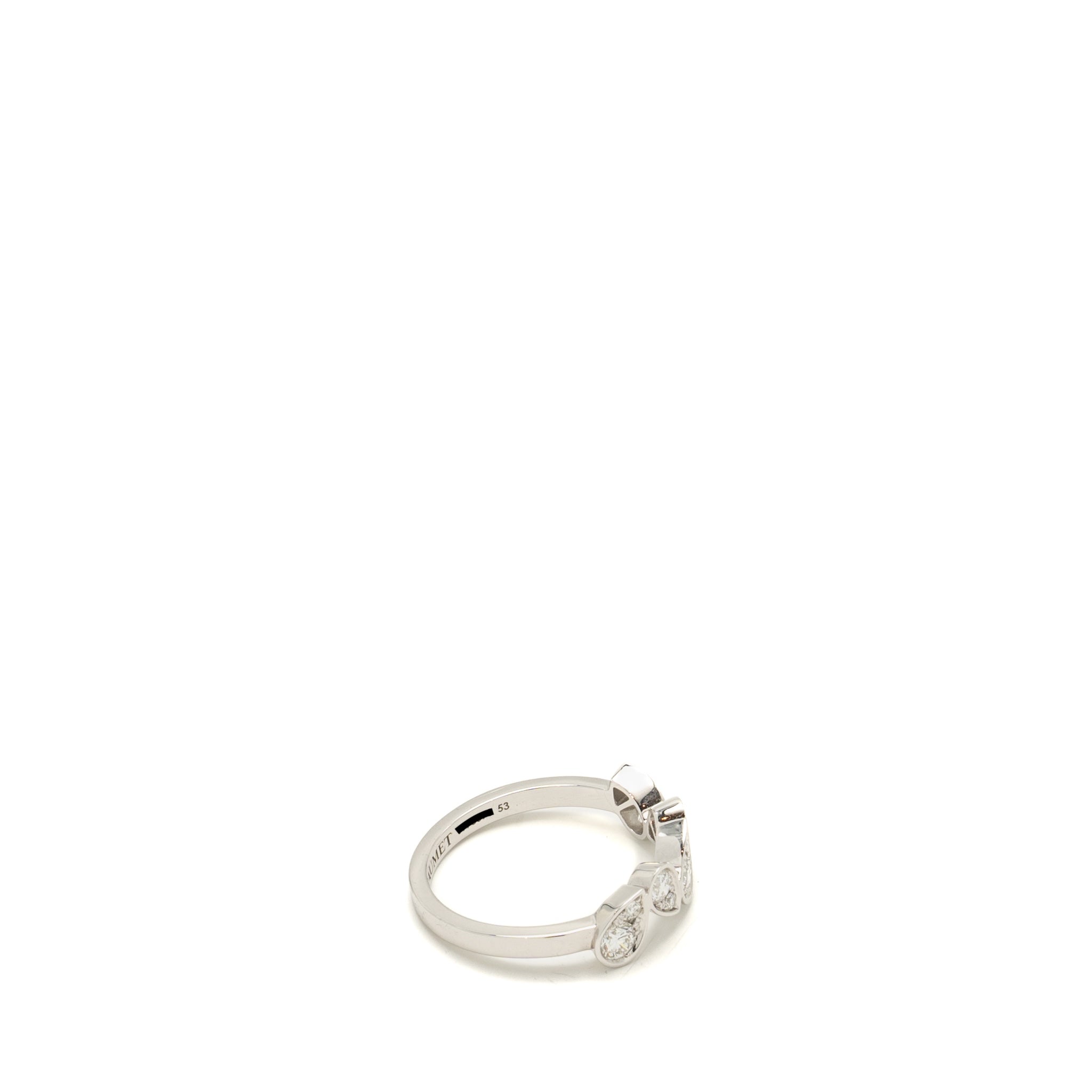 CHAUMET JOSEPHINE RONDE D’AIGRETTES RING WHITE GOLD WITH DIAMONDS
