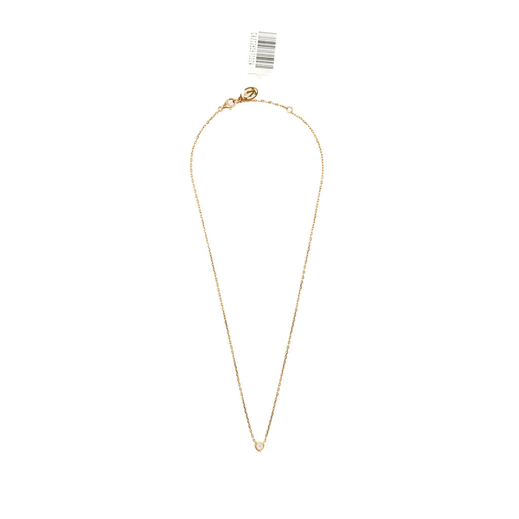 CARTIER DIAMANTS LEGERS NECKLACE ROSE GOLD, DIAMOND