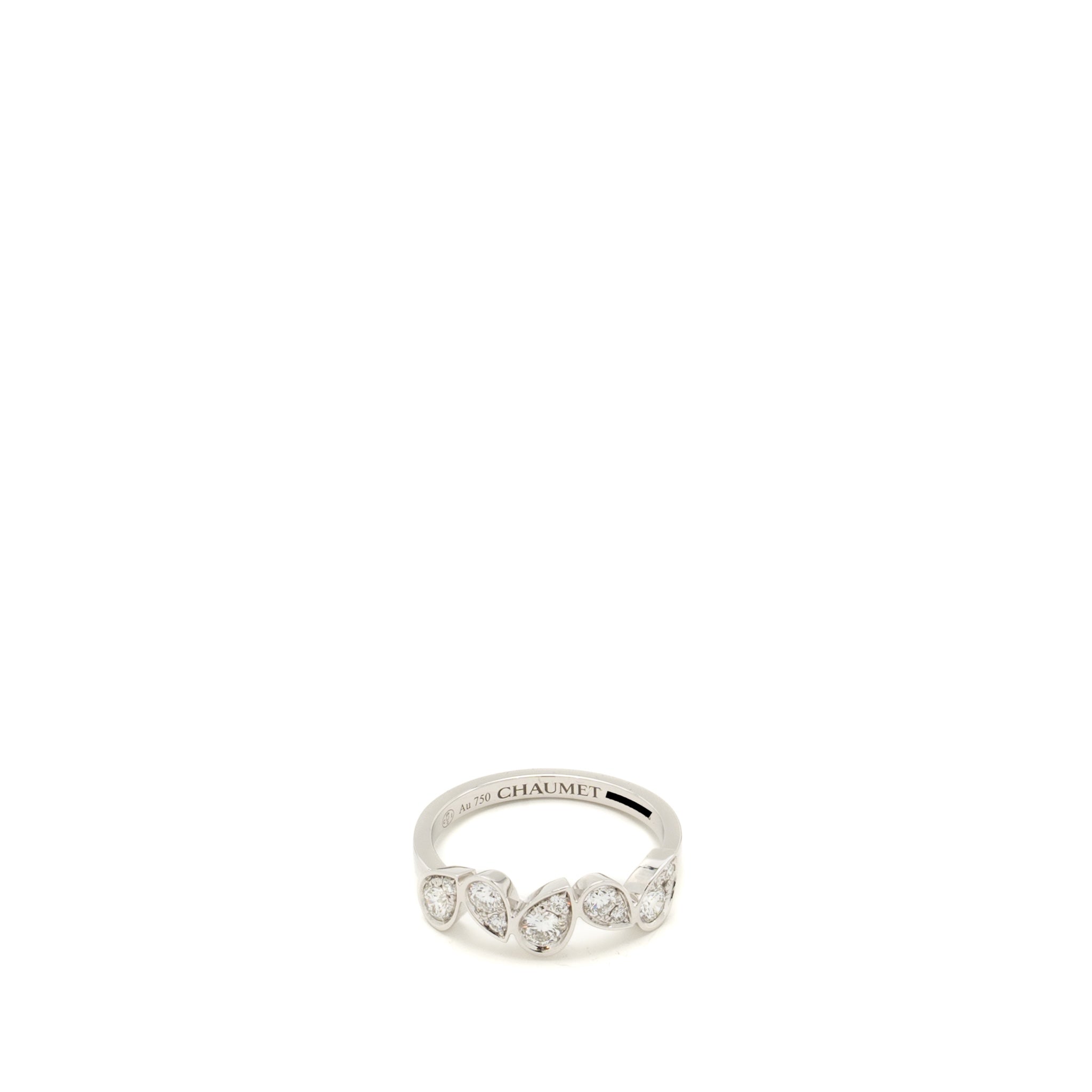 CHAUMET JOSEPHINE RONDE D’AIGRETTES RING WHITE GOLD WITH DIAMONDS