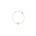 VAN CLEEF & ARPELS SWEET ALHAMBRA BRACELET YELLOW GOLD, WHITE MOTHER-OF-PEARL