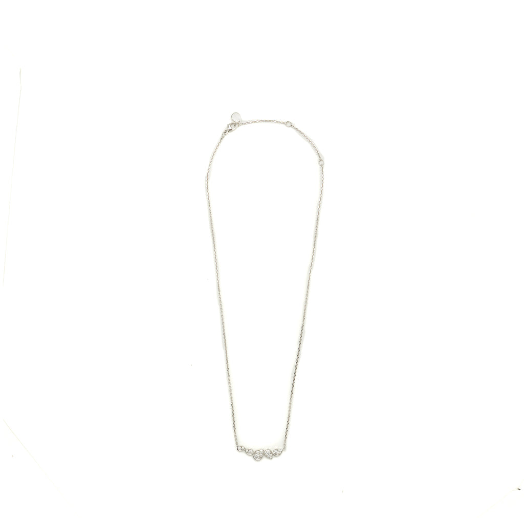 CHAUMET JOSEPHINE RONDE D’AIGRETTES NECKLACE WHITE GOLD WITH DIAMONDS