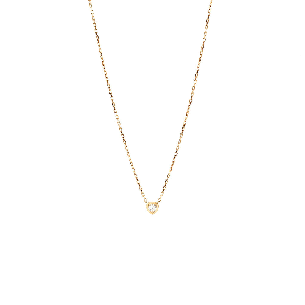 CARTIER DIAMANTS LEGERS NECKLACE ROSE GOLD, DIAMOND
