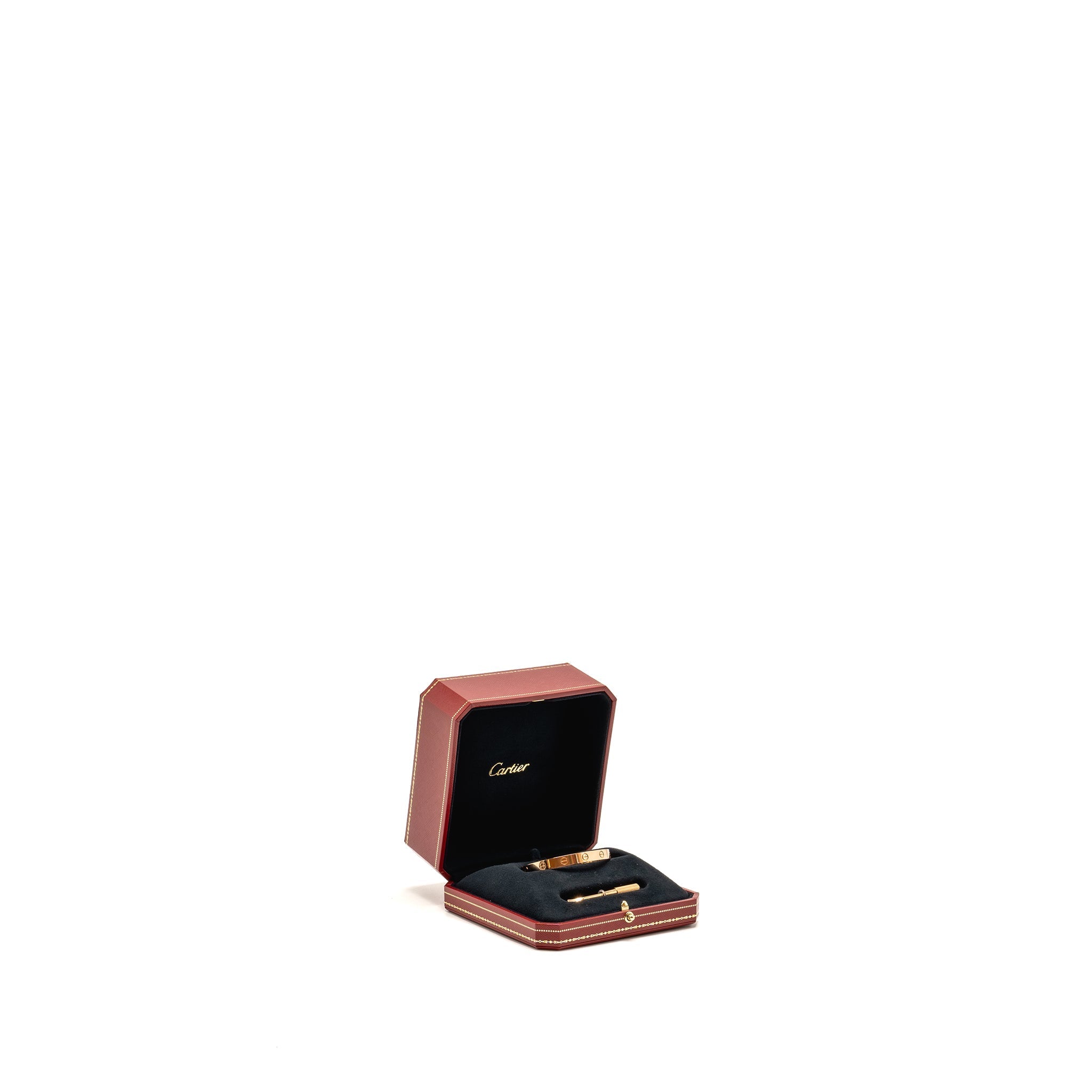 CARTIER LOVE BRACELET, SINGLE-SCREW CLOSURE, CLASSIC MODEL ROSE GOLD