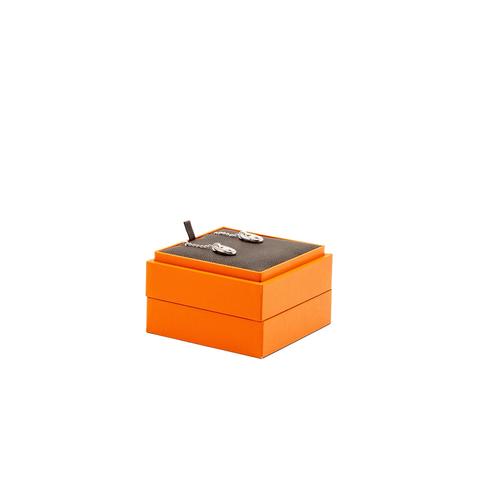 HERMES FARANDOLE EARRINGS STERLING SILVER