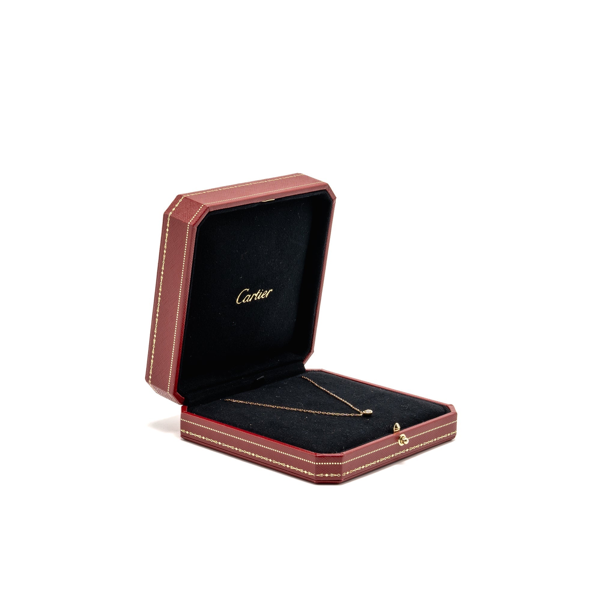 CARTIER DIAMANTS LEGERS NECKLACE ROSE GOLD, DIAMOND