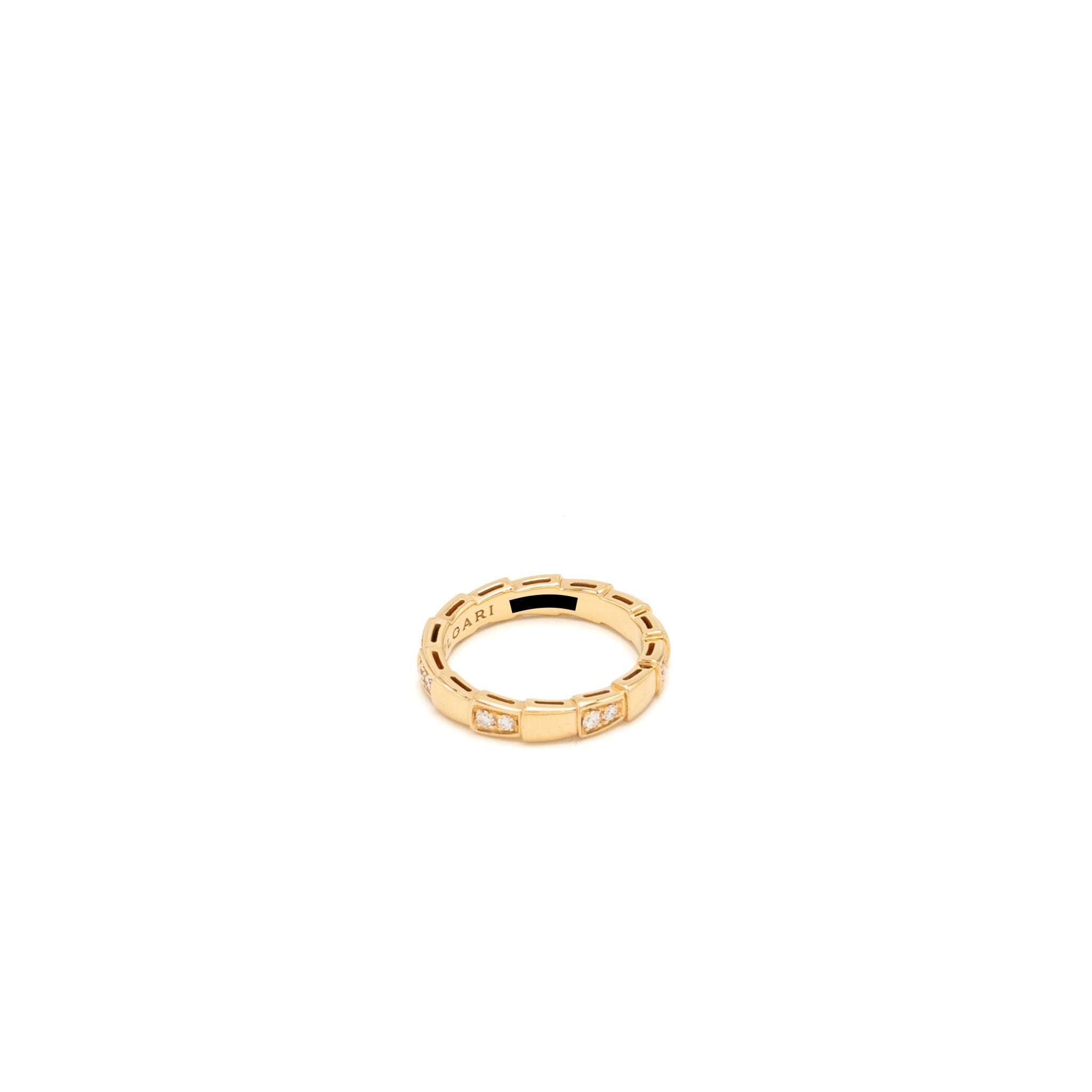 BVLGARI SERPENTI VIPER RING ROSE GOLD, DIAMONDS