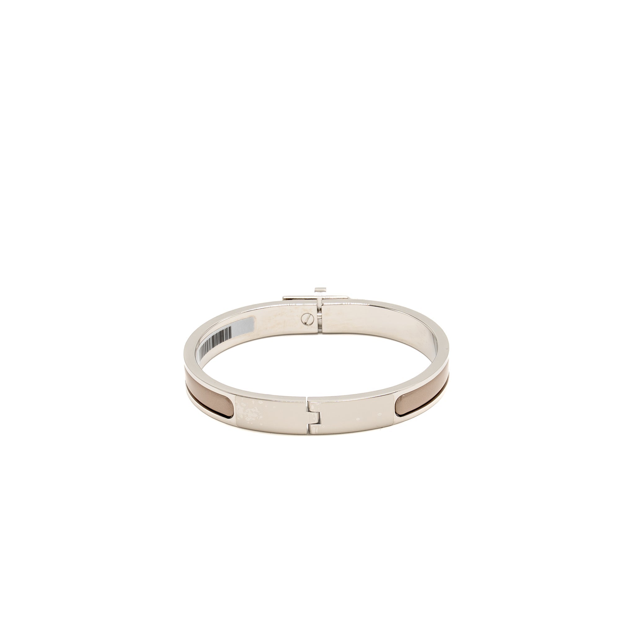 HERMES MINI CLIC KELLY BRACELET MARRON GLACÉ SHW