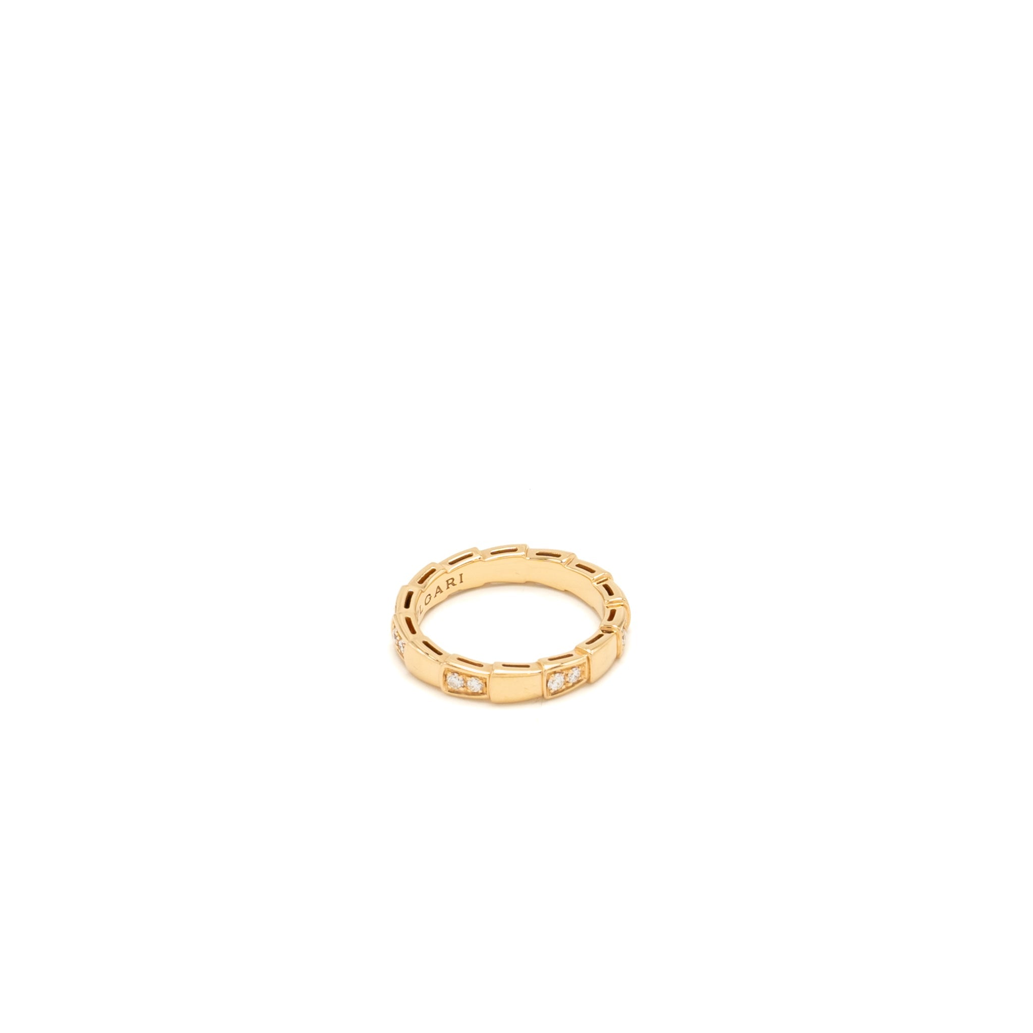 BVLGARI SERPENTI VIPER RING ROSE GOLD, DIAMONDS