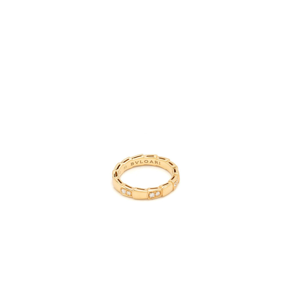 BVLGARI SERPENTI VIPER RING ROSE GOLD, DIAMONDS