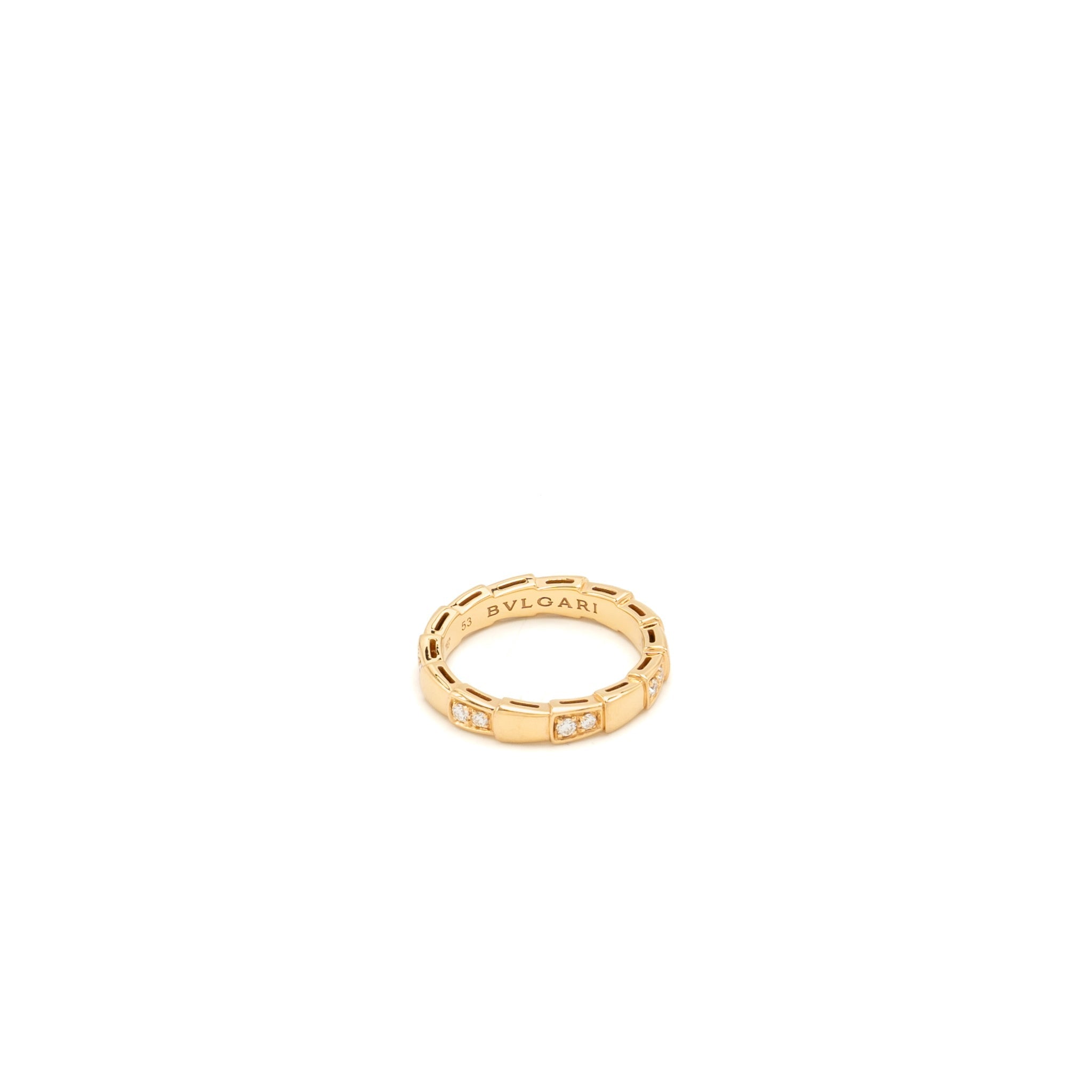 BVLGARI SERPENTI VIPER RING ROSE GOLD, DIAMONDS