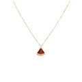 BVLAGRI DIVA’S DREAM NECKLACE ROSE GOLD, CARNELIAN, DIAMONDS