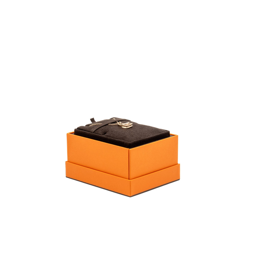 HERMES AMULETTE CONSTANCE PENDANT ROSE GOLD / DIAMONDS